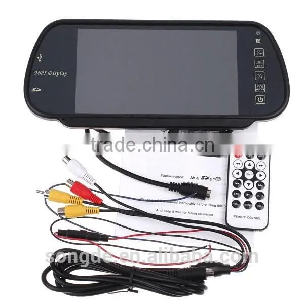 7"Car Rearview Mirror Monitor 7 Inch High Resolution Rearview Monitor for Reverse Rearview photo-5