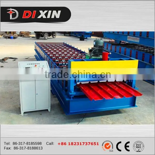 Colored Steel EPS and Rockwool Sandwich Panels Rolling Forming Machinery photo-5