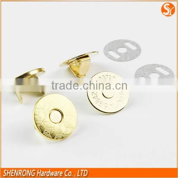 Cool and Greative Ultra-thin Round Metal Magnetic Button Magnetic Snap With Embossed/Engraving Logo photo-6