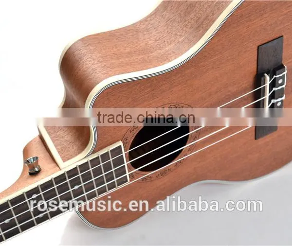 26 Inch Cutaway Ukulele China High Quality Cheap Wooden Guitar (UK200-26C) photo-4