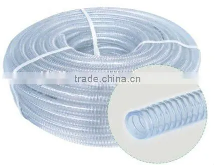 Fleixble Transparent Pvc Spiral Steel Wire Reinforced Hose photo-4