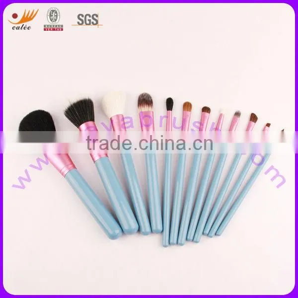 10-piece Makeup Brushes Set With Nylon Hair and Natural Hair