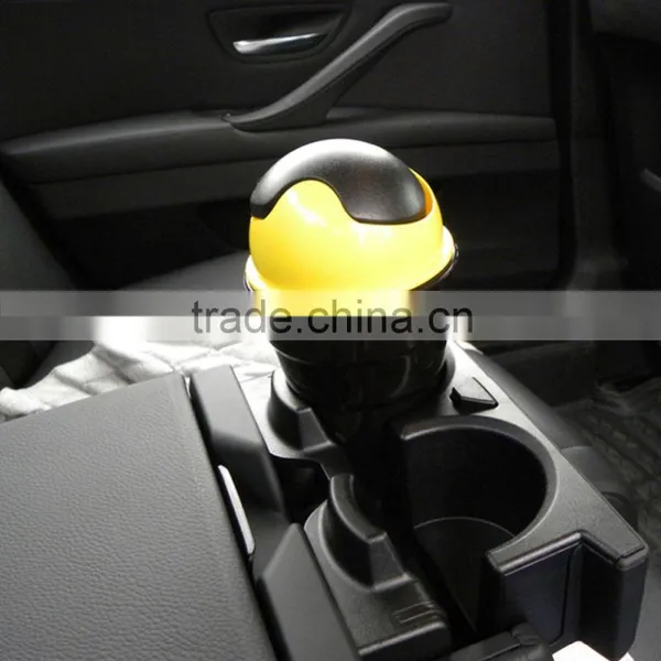 Plastic Trash Rubbish Bin Mini Garbage Can for Car Blue Case Holder Portable photo-3