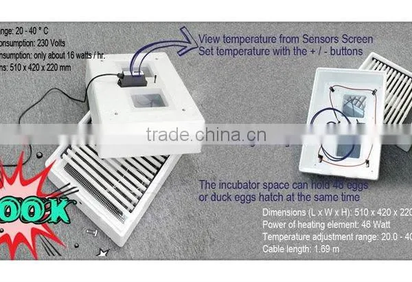 Egg Incubator Capacity 48 Eggs photo-3