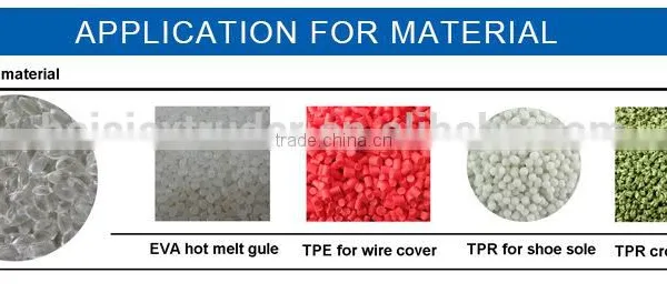 Haisi Hot Melt Elastomer Adhesive Granulating Machine TPU TPV TPR TPO EVA Extrusion Eva Extrusion Line photo-5