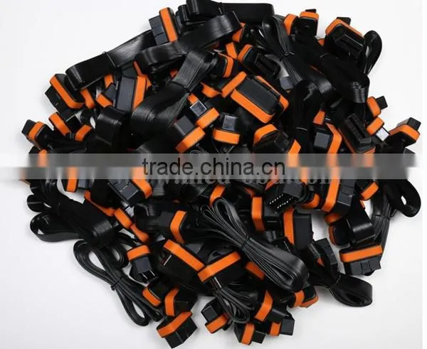 OBD2 Flat Splitter Y Cable,J1962 Male Connector to 2pcs J1962 Female Connector photo-4