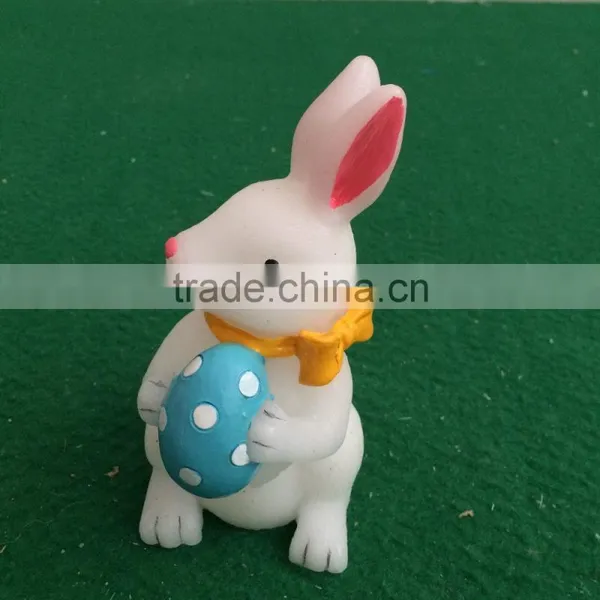 Easter Gift Led Rabbit Flameless Flicking Candle Rabbit With Egg Real Wax Candle Yellow Flicking Rabbit Candle Led Easter Candle photo-2
