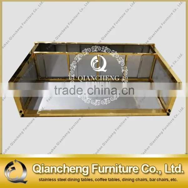 Rose Golden Wedding Cake Table for Banquet Hall photo-6
