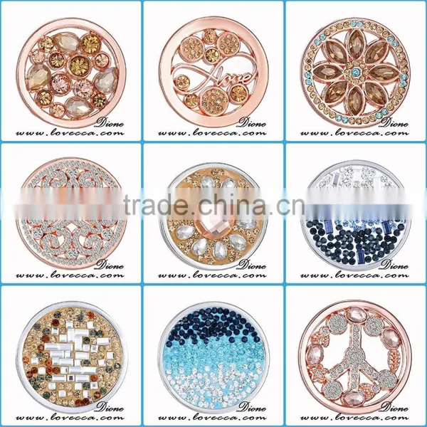 2017 Latest Fashion Gold Coins Changeable DIY Coin Necklace Pendant With 60cm Chain photo-6