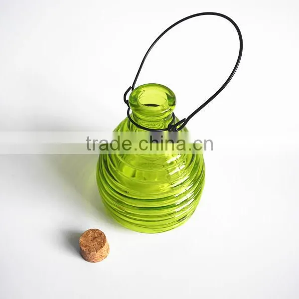 Stripe Glass Fly Insect Catcher With Hole and Hanging Handle photo-4