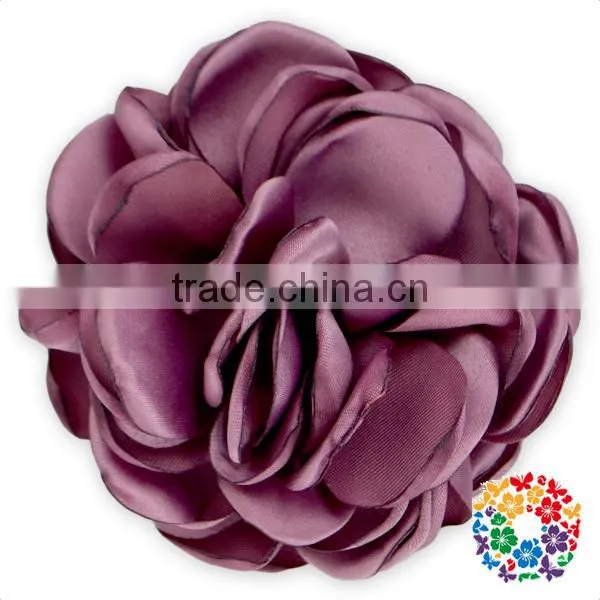 Wholesale Satin Ribbon Flowers Artificial Light Blue Flower Rose Flowers Artificial Cheap Price photo-4