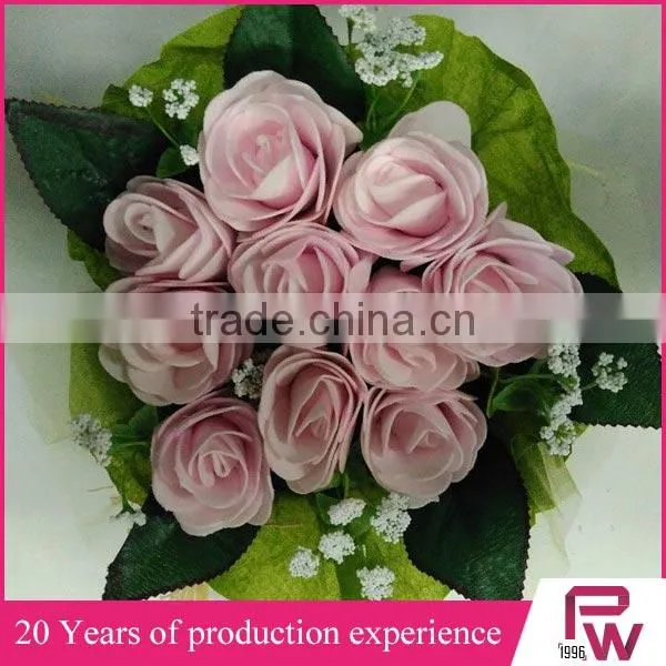 High Quality Wholesale Artificial Silk Decorative Spring Flower for Wreath photo-5