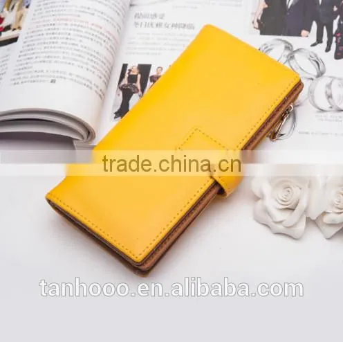 Women's Genuine Leather Wallet Trifold Card Money Long Purse Hot photo-2