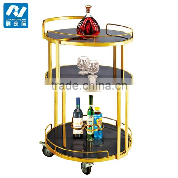 Hotel Wine Trolley Liquor Cart Hot Selling photo-6