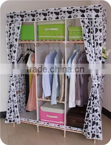 Oxford Fabric Living Room Unique Disassembly Easy Closet photo-4