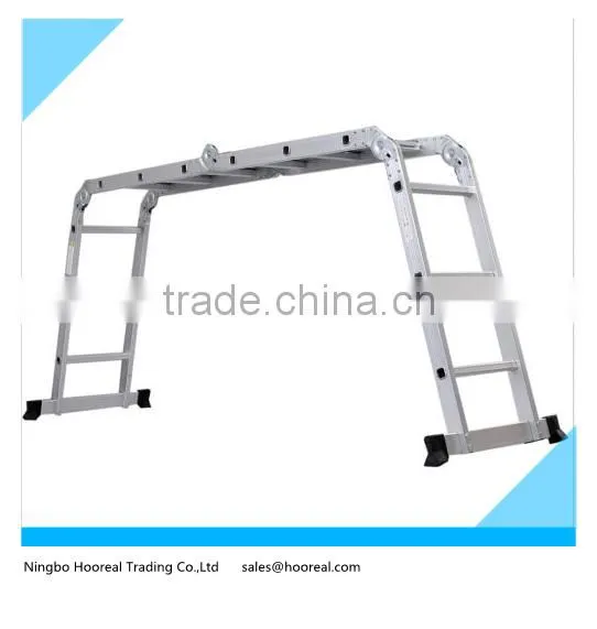 Multifunction Aluminum Folding Step Extension Folding Ladder photo-3