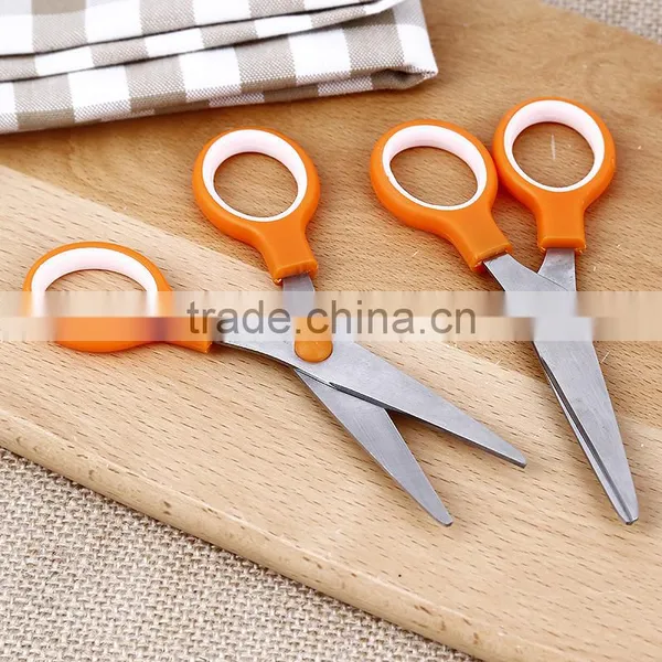 Factory High Quality Colorful Soft Handle Stainless Steel Blade Students Scissors photo-4