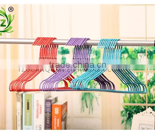 A360 2017 High Quality Clothes Hanger/metal Pvc Coated Laundry Hangerr/Metal PVC Hanger With Curved Shape photo-3