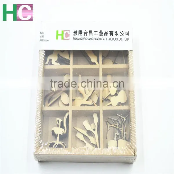 2016 Art Craft New Design Christmas Present Wooden Stamps Snow Wood Toy Piece photo-6