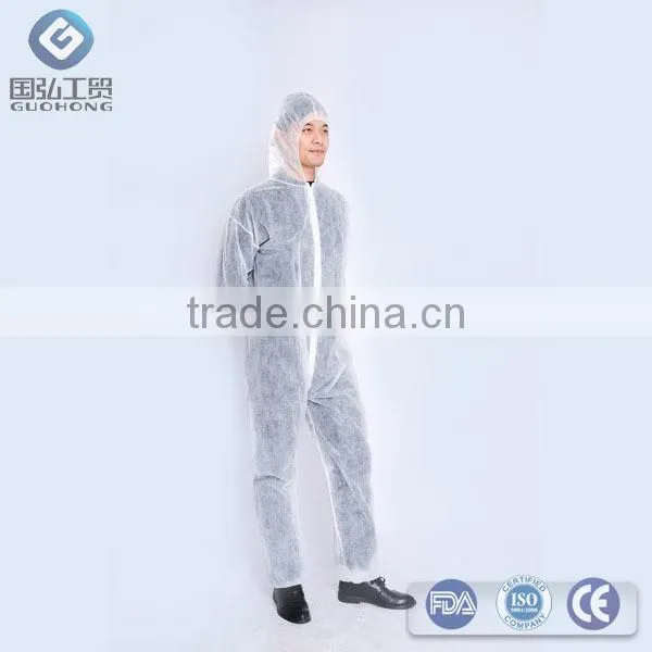 Waterproof Disposable Sms Lab Coat White Color photo-3