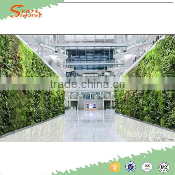 Wholesale Home Decor Plastic Green Wall Plant Wall photo-3