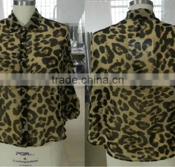 New Product for Women Animal Print Blouses