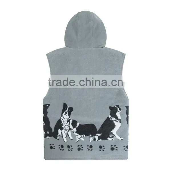 New Style Jogging Fancy Windbreak 100% Polyester Mens Vest Wholesale photo-2