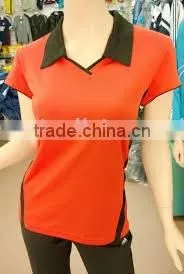 Women Polo Shirt, v Neck, Short Sleeve, 100 % Polyester Birdeyes photo-2