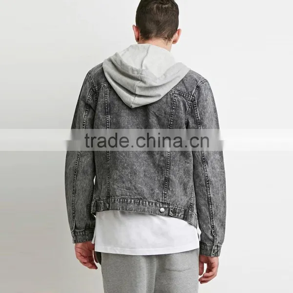Best Price Men Jean Denim Jacket Hoodies Wholesale Suppliers photo-2
