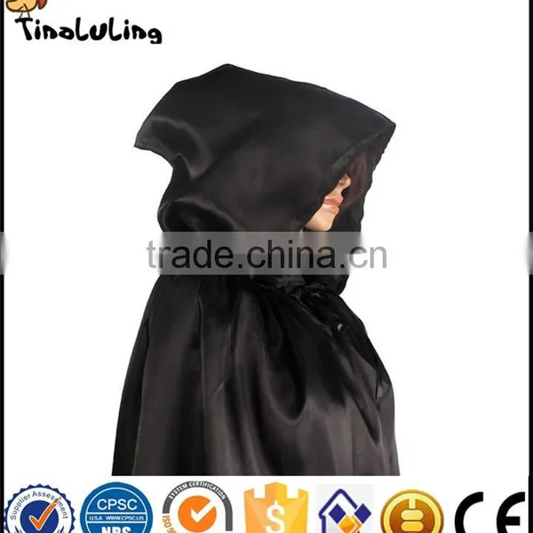 High-grade Gold Velvet Halloween Large Cloak Animation Stage Costumes photo-2