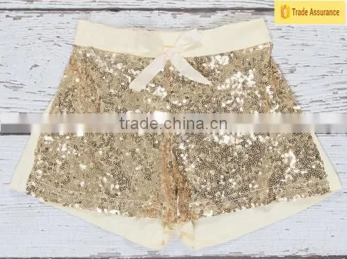 New Design Baby Leggings Wholesale Baby Girl Pink Sequin Baby Girl Short Hot Icing Pants photo-5