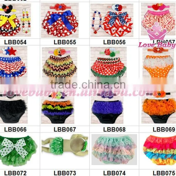 OEM Patriotic Day Promotion Cut Kids Tulle Bloomers photo-4