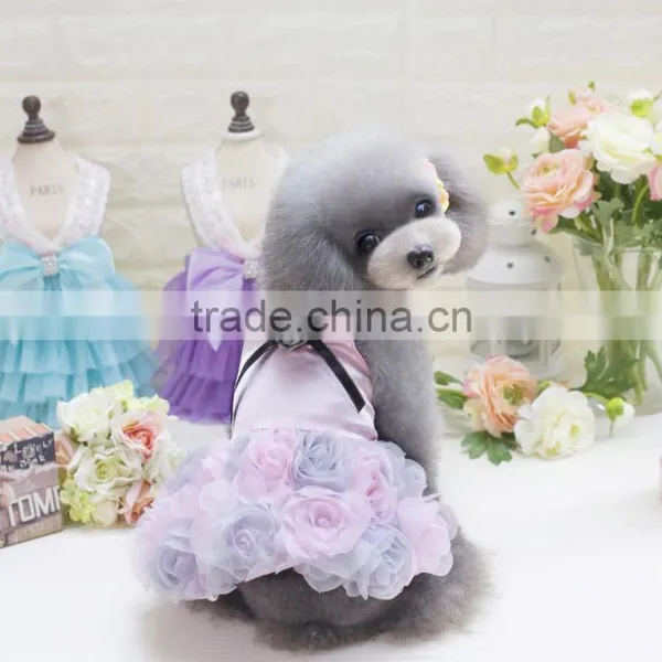 R1945H Latest Pet Dress Design,Pet Dog Clothes With Bow-Knot photo-6