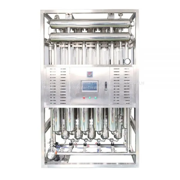 500Liters/hour PLC Control Multiple Effect Water Distiller for Injection photo-2