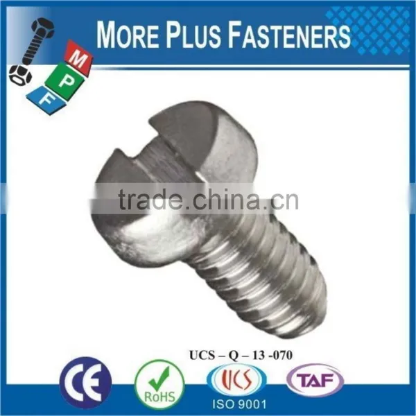 Made in Taiwan Slotted Cheese Head Machine Screws Carbon Steel ISO 1207 photo-4