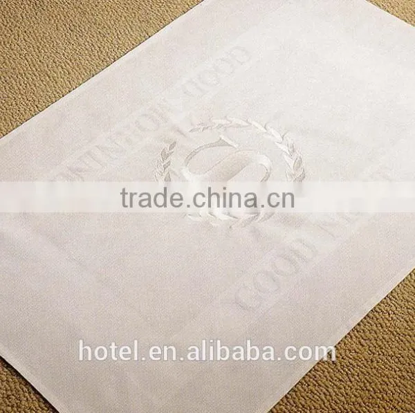 Logo Jacquard Cotton Bidet Towel for Hotel