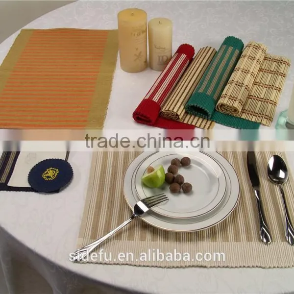 Durable Cheap Hotel Ribbed 100% Cotton Placemat photo-5