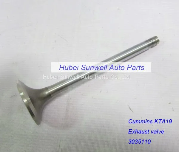 Cummins KTA19 Engine Exhaust Valve 3035110 / 3088391 / 3803529 photo-2