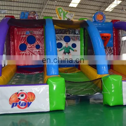 Inflatable Game,3 In 1 Inflatable Basketball Hoop &Hockey Game photo-2