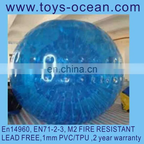 Cheap Giant Inflatable Blue Zorb Balls for Sale 1mm TPU /PVC