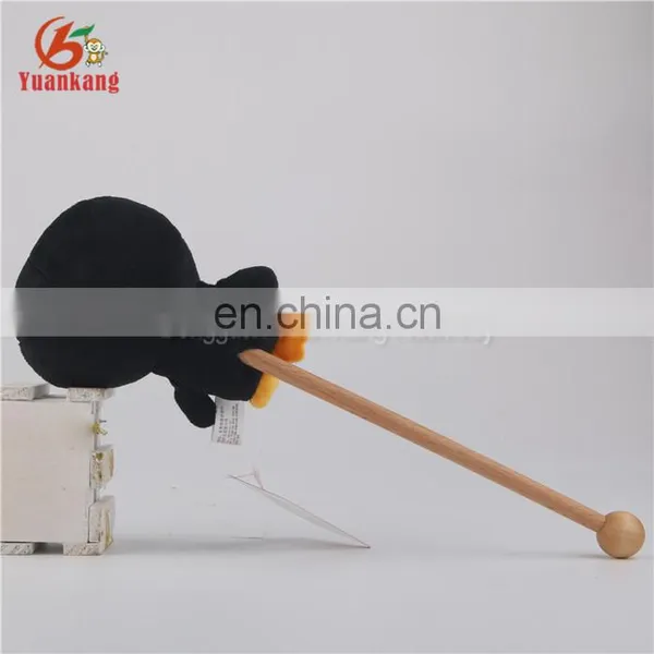 ODM 15cm Penguin Massage Stick Plush Stuffed Toy for Kids photo-2