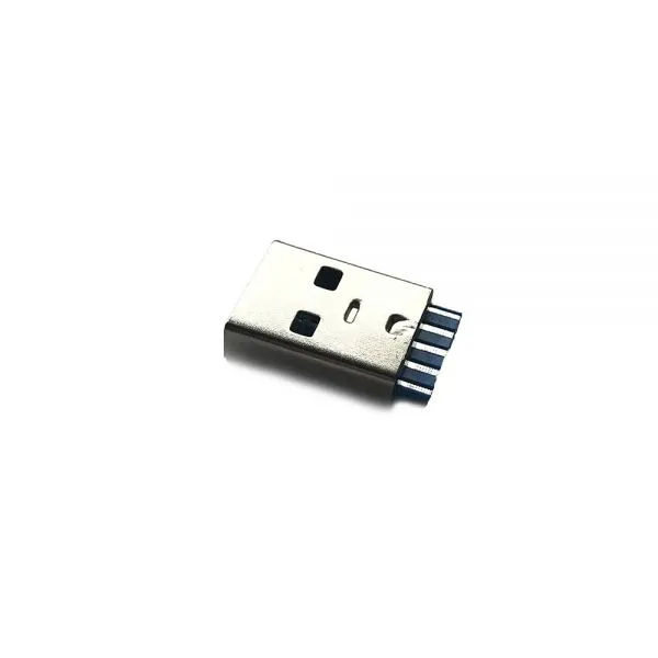 9 Pins Blue 3.0 USB Male Connectors With SPCC or Copper Terminals for Cable Assembly photo-3