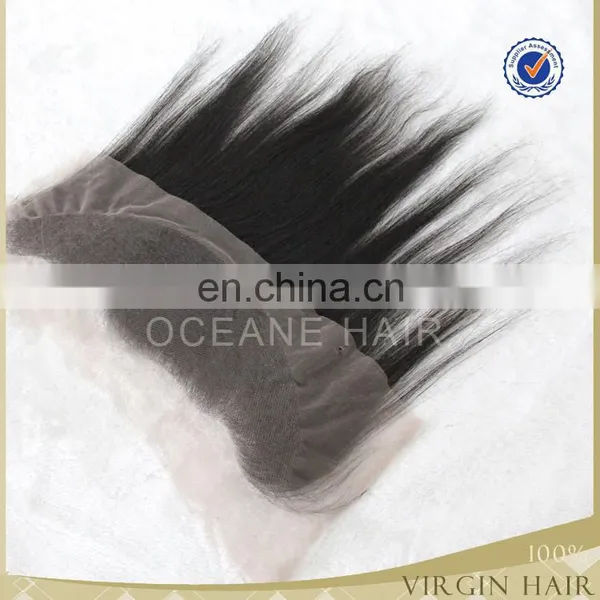 Wholesale Virgin Brazilain Hair Brazilian Lace Front Closure 4x13 120 Density photo-2