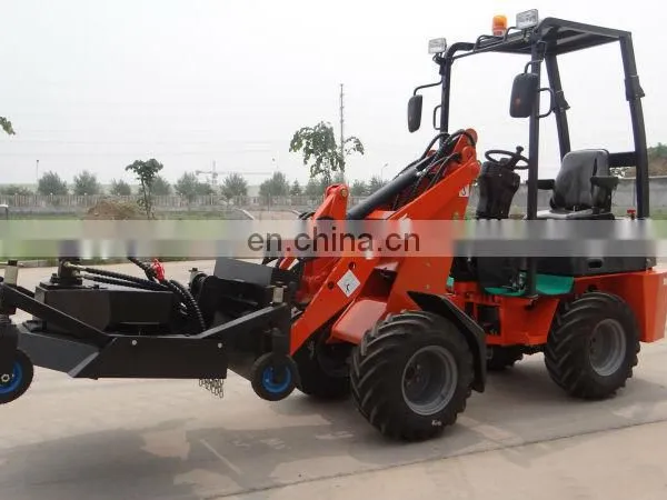 0.8 Ton Smini Construction Equipment Agriculture Steering Front Wheel Loader photo-4
