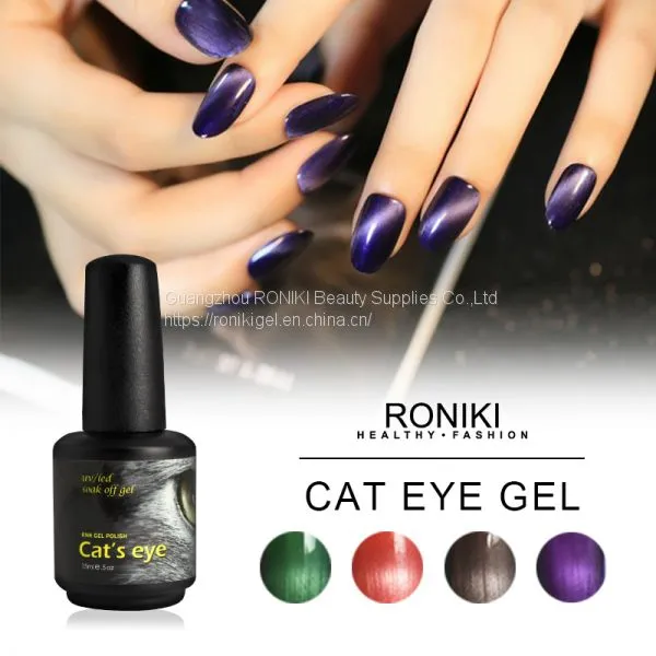 RONIKI Magnetic Cat Eye Gel Polish,Cat Eye Gel,Cat Eye Gel Polish,5D Cat Eye Gel Polish photo-4