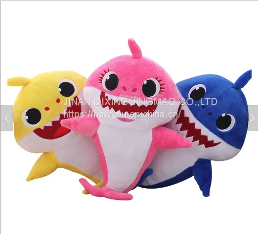 Luminous Easter Gift Cute Baby Shark Plush Toy Manufacture photo-3