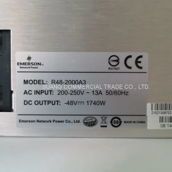R48-2000A3 New Emerson Rectifier Module for Telecom Power Supply photo-4