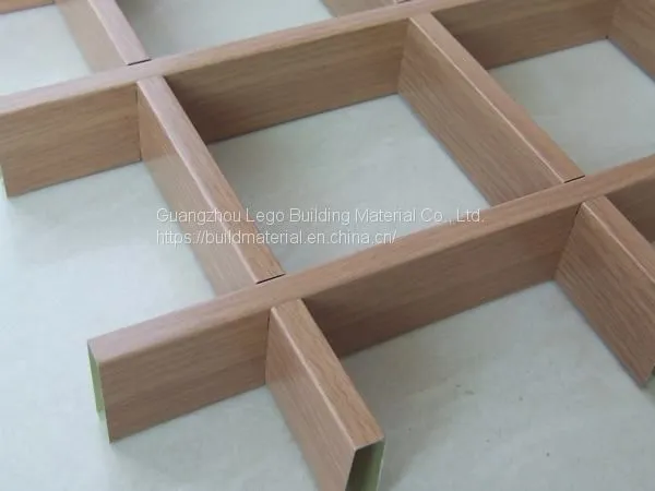 Open Cell Metal Grille Ceiling Grille Ceiling Ceiling Designs photo-3