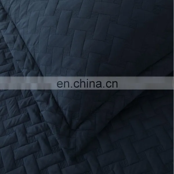 Elegant Winter Custom Lightweight Made Solid Dyed Plain Full Oversized King Size Quilted Bedspread Set For Home photo-6