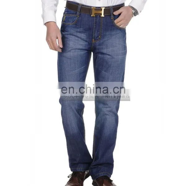 DiZNEW DARK WASHED BLUE 5 POCKET JEANS FOR MEN photo-2